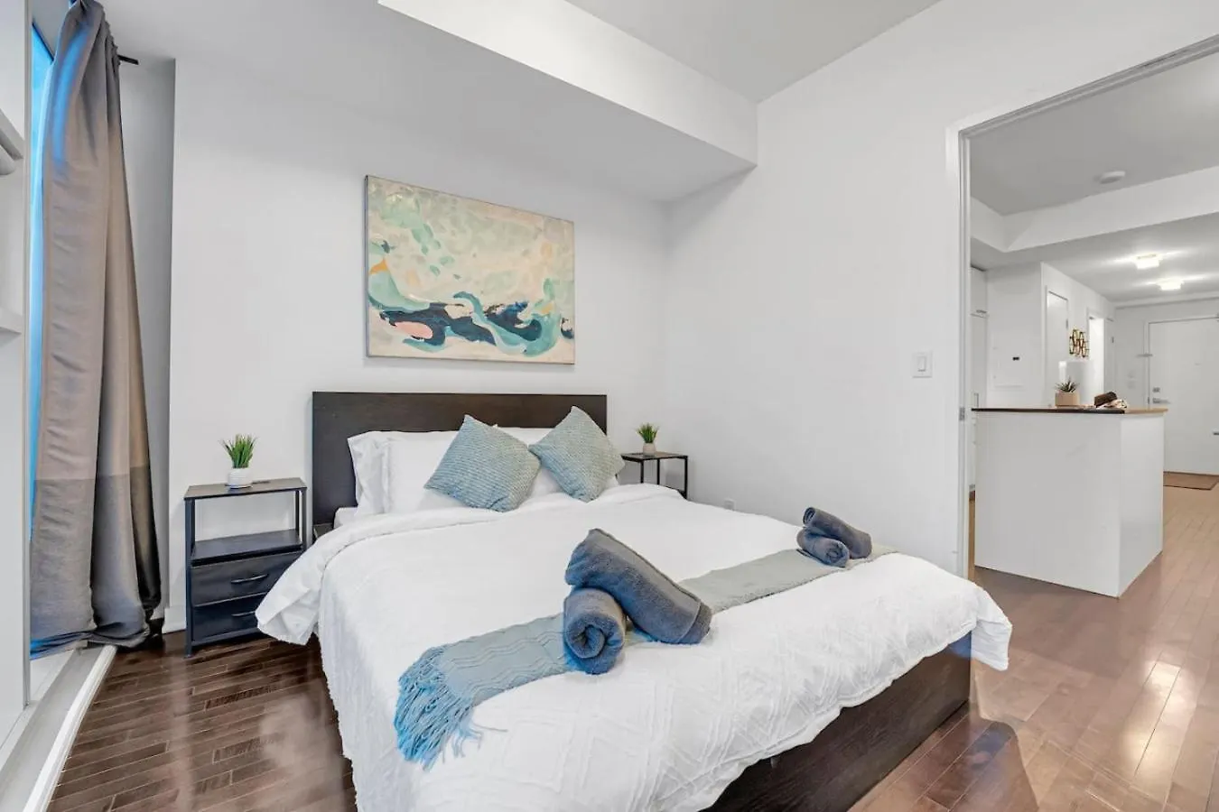 Lägenhet Sleek 2Bd Condo Near Scotiabank Union Water Mtcc Toronto
